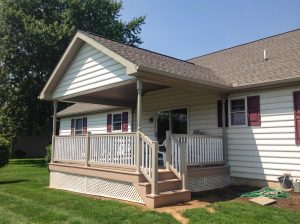 Deck Remodel with Roof