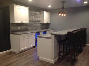 Basement Remodel by Leid's Carpentry